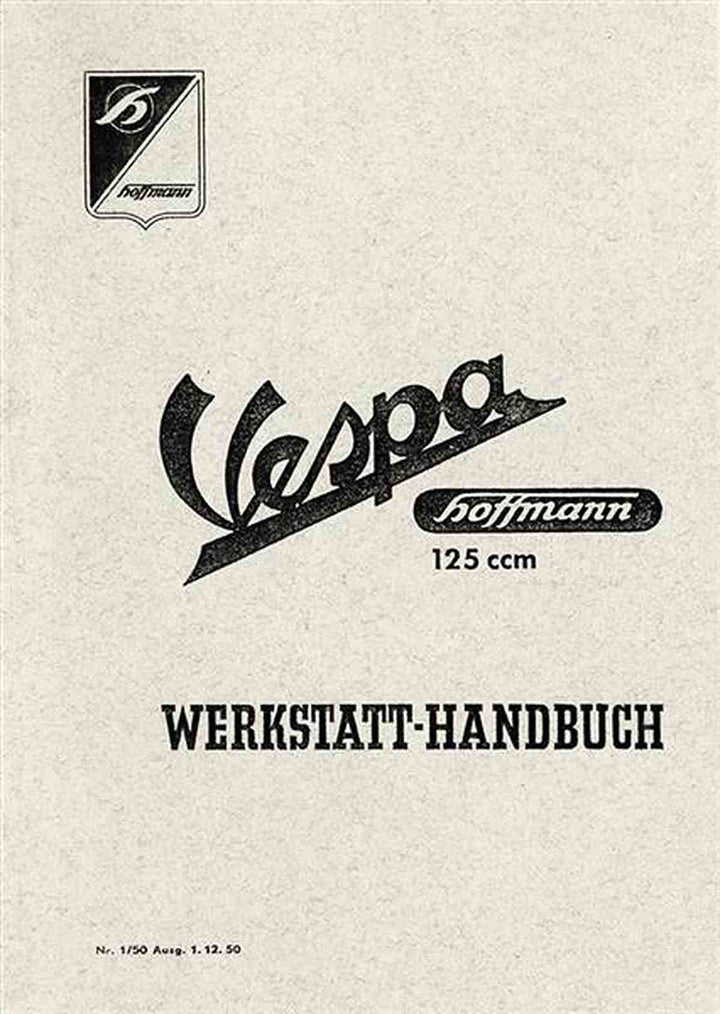 Hoffmann Vespa Roller 125 Reparaturanleitung, Buchcover