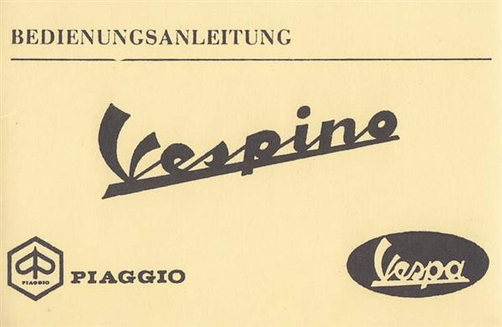 Piaggio Vespa Vespino, Bedienungsanleitung, Buchcover