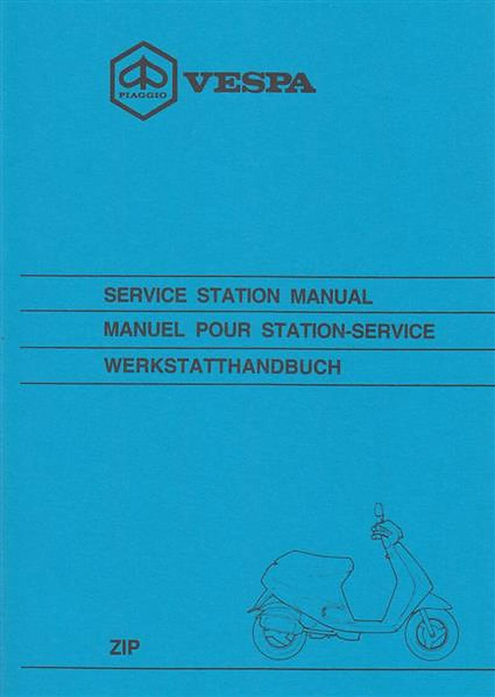 Vespa Zip, Zusatz zum Werkstatthandbuch Sfera, Buchcover