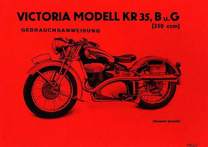 Victoria KR35B und KR35G Betriebsanleitung, Buchcover