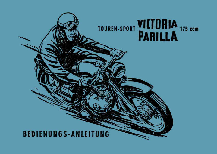 Victoria Parilla 175 Betriebsanleitung, Buchcover