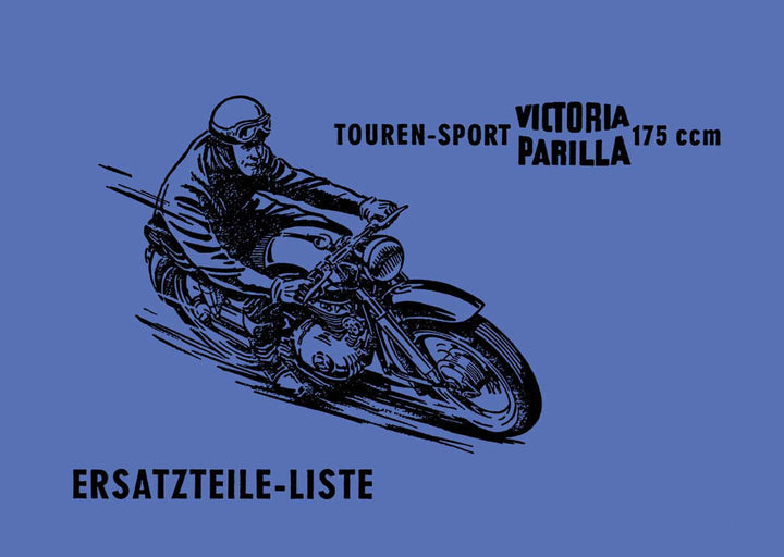 Victoria Parilla 175 Ersatzteilkatalog, Buchcover