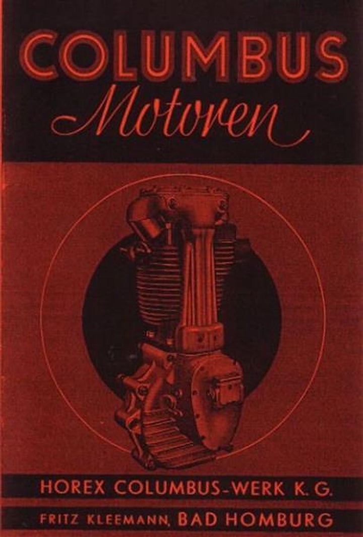 Columbus Motoren S2 - S35, T5, T6 Betriebsanleitung, Titelseite