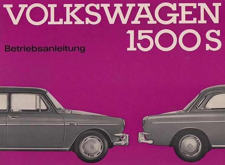 VW 1500 S (Variant) - Limousine und Kombi, Betriebsanleitung, Buchcover