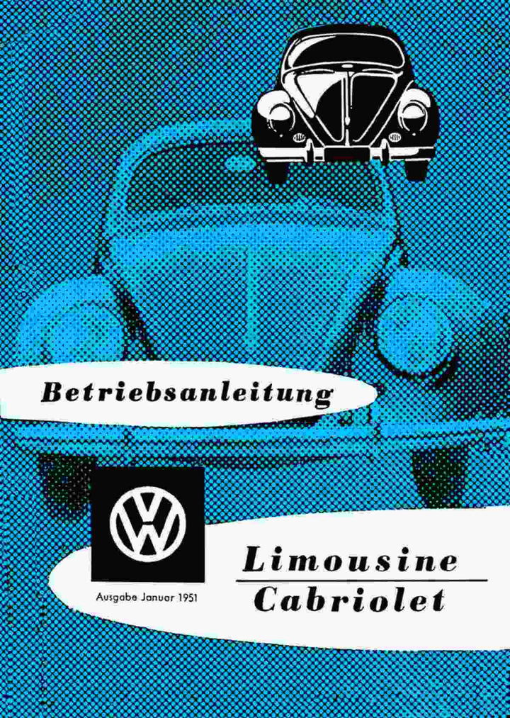 VW Käfer 1200 Betriebsanleitung, Buchcover