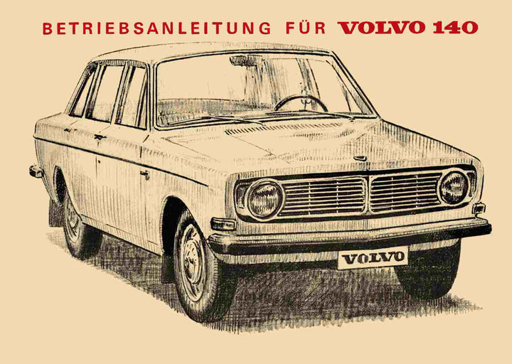 Volvo 140 Betriebsanleitung, Buchcover