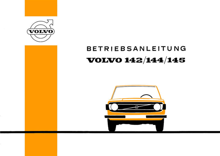Volvo 142, 144, 145 Betriebsanleitung, Buchcover