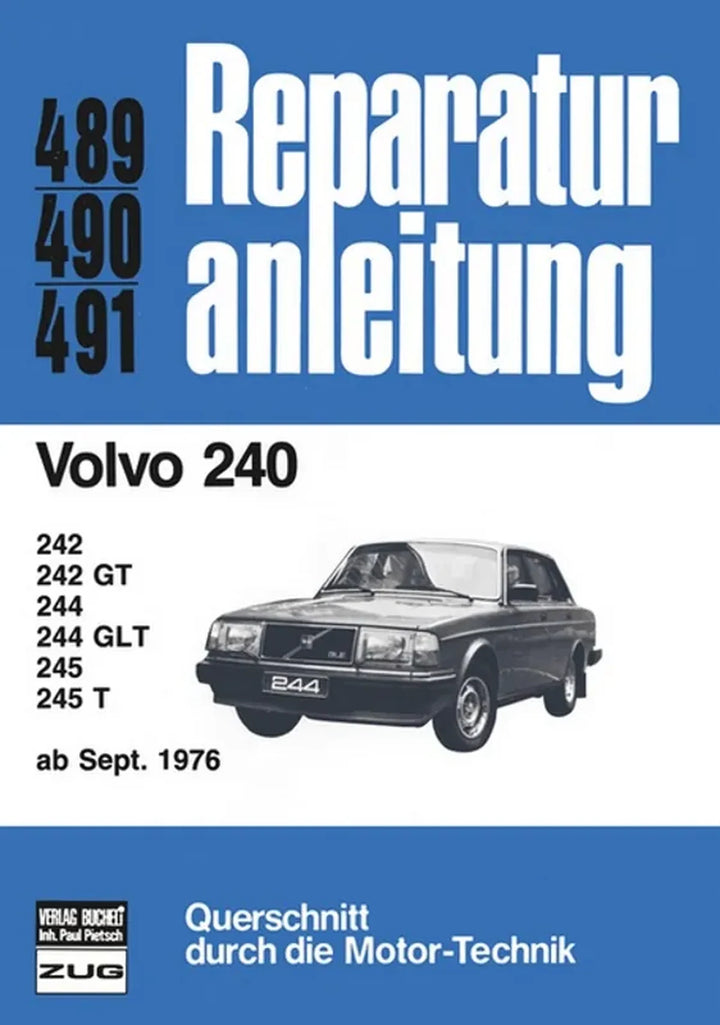 Volvo 240 Reparaturanleitung und Werkstatthandbuch - gedrucktes Buch zum Bestpreis! - verwuester.net