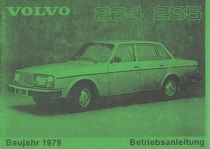 Volvo 264 und 265, Betriebsanleitung, Buchcover