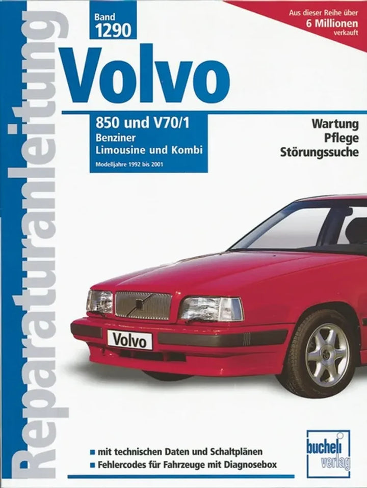 Volvo 850 Reparaturanleitung und Werkstatthandbuch 1994 bis 1997 - gedrucktes Buch zum Bestpreis! - verwuester.net