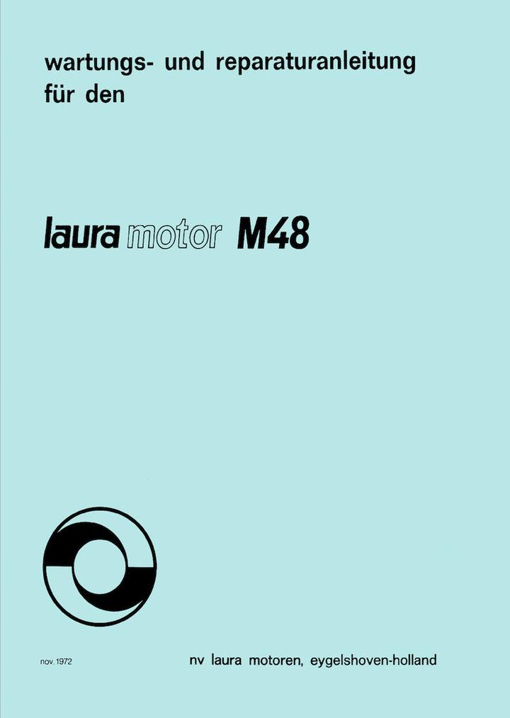 Laura Motor M 48, Wartungs- und Reparaturanleitung, Titelseite