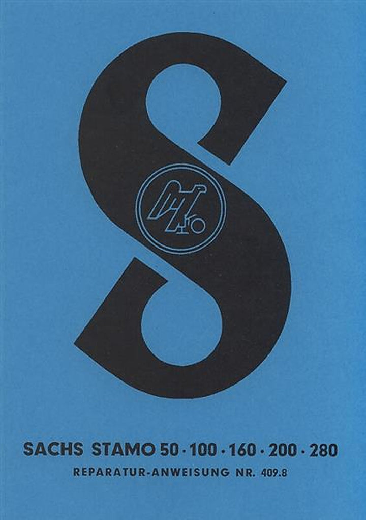 Sachs Stamo 50 - 100 - 160 - 200 - 280, Stationärmotor, Reparaturanleitung, Titelseite