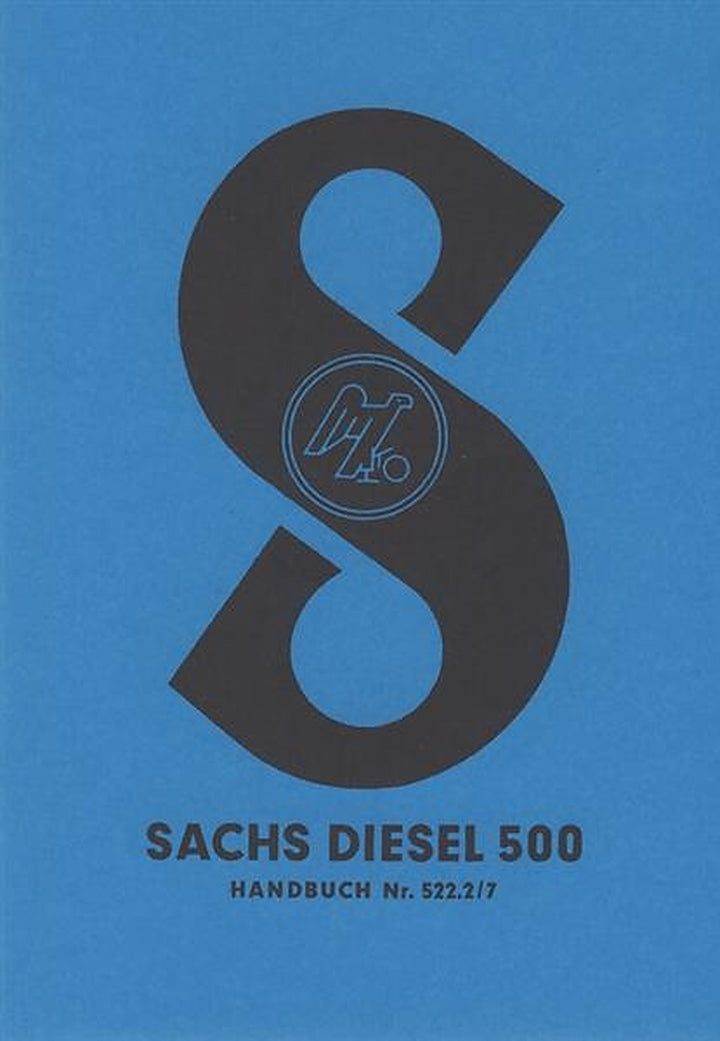 Sachs Diesel 500, Betriebsanleitung, Titelseite