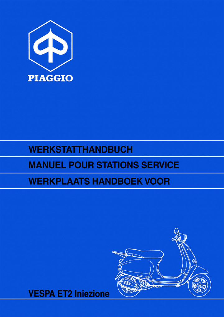 Vespa ET2 Iniezione Reparaturanleitung