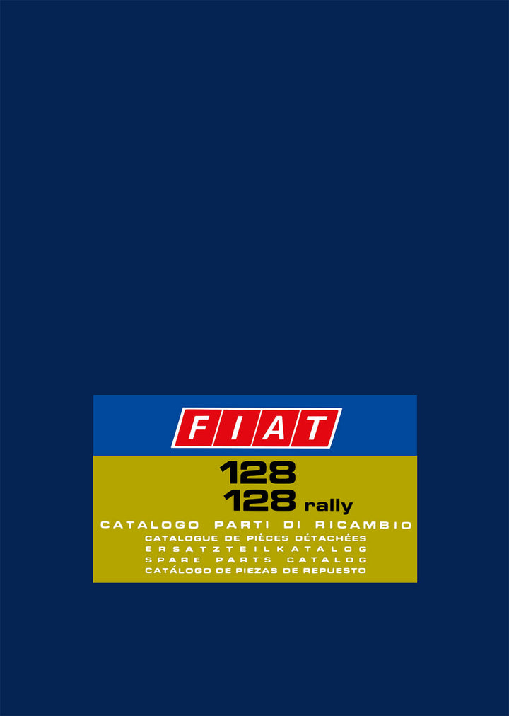 Fiat 128 und 128 Rally Ersatzteilkatalog