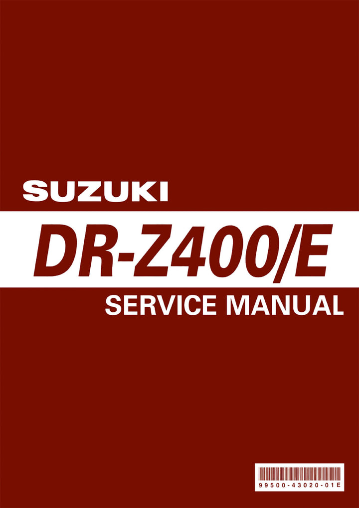 Suzuki DR-Z400 & DR-Z400E Service Manual