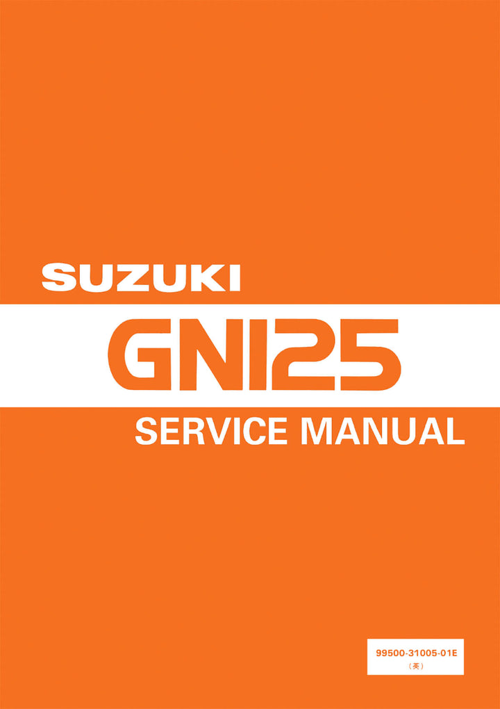 Suzuki GN125 Service Manual