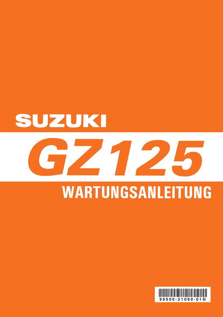 Suzuki GZ125 Reparaturanleitung