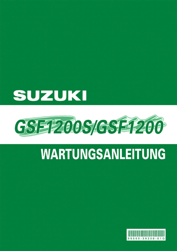 Suzuki GSF1200 und GSF1200S Bandit Reparaturanleitung