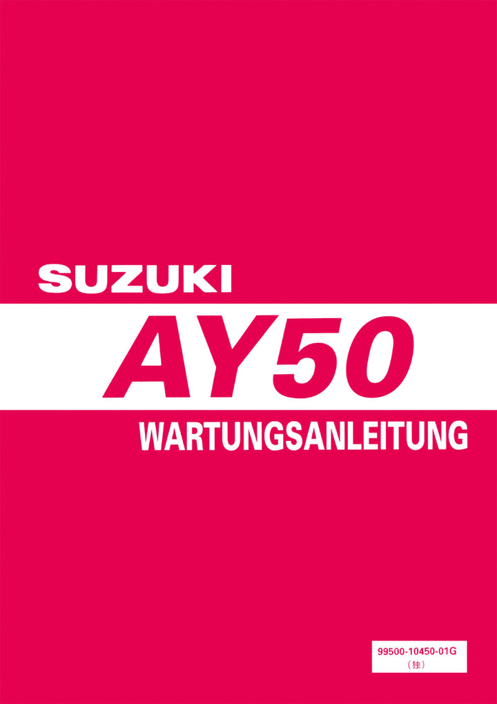 Suzuki AY50 Reparaturanleitung