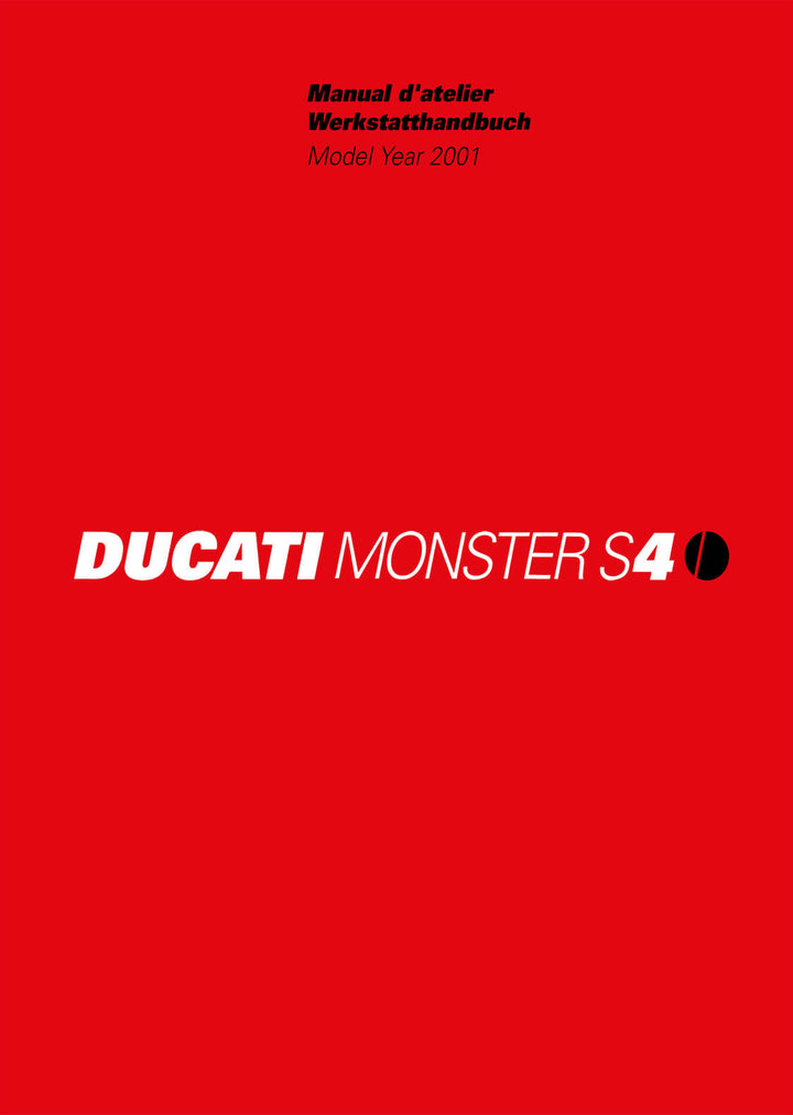 Ducati Monster S4 MY2001 Werkstatthandbuch