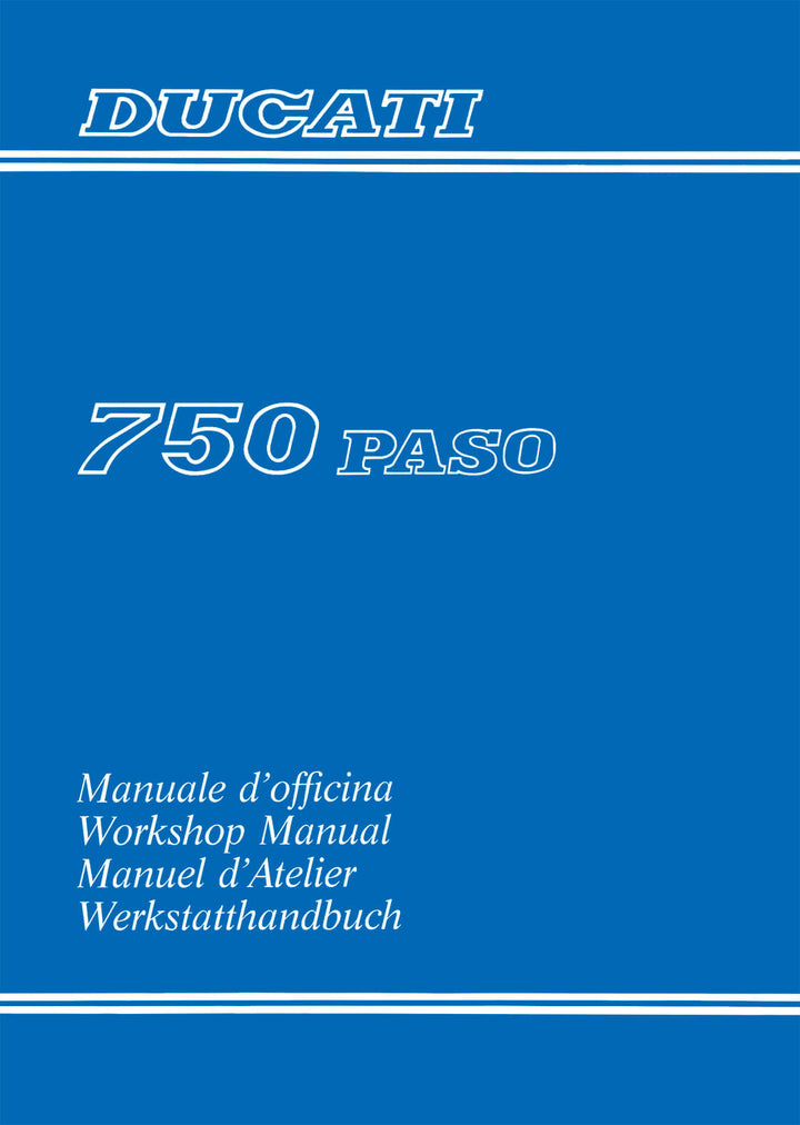 Ducati 750 Paso Werkstatthandbuch