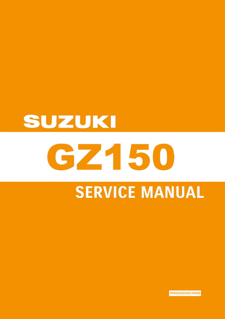 Suzuki GZ150 Service Manual
