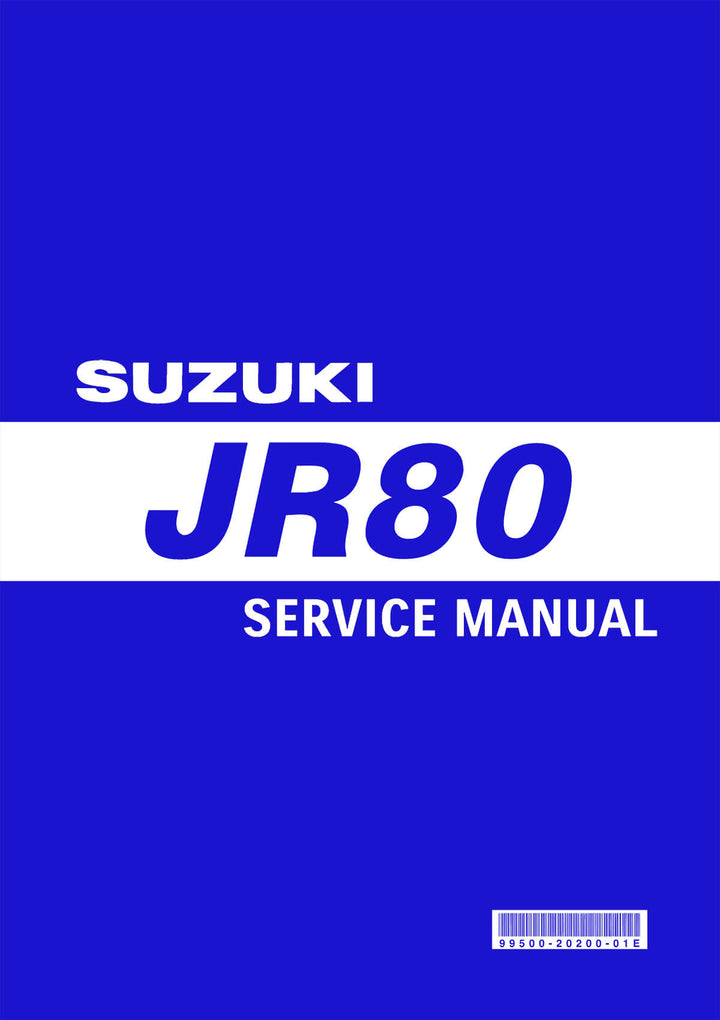 Suzuki JR80 Service Manual