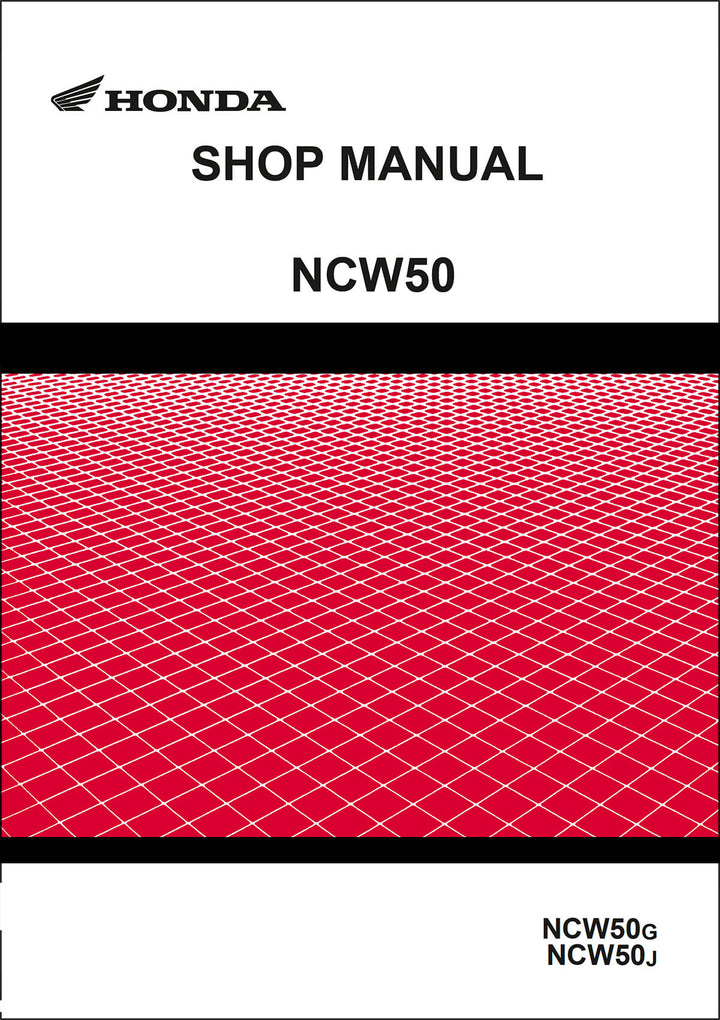 Honda NCW50 Shop Manual
