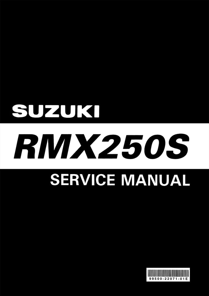 Suzuki RMX250S Service Manual