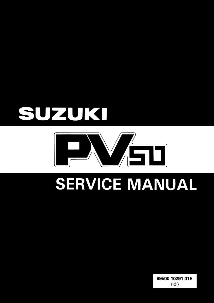 Suzuki PV50 Service Manual
