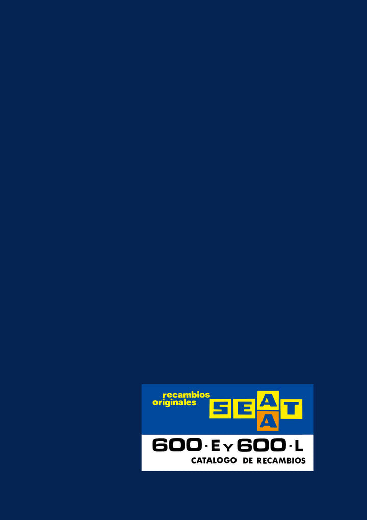 Seat 600E und 600L Ersatzteilkatalog