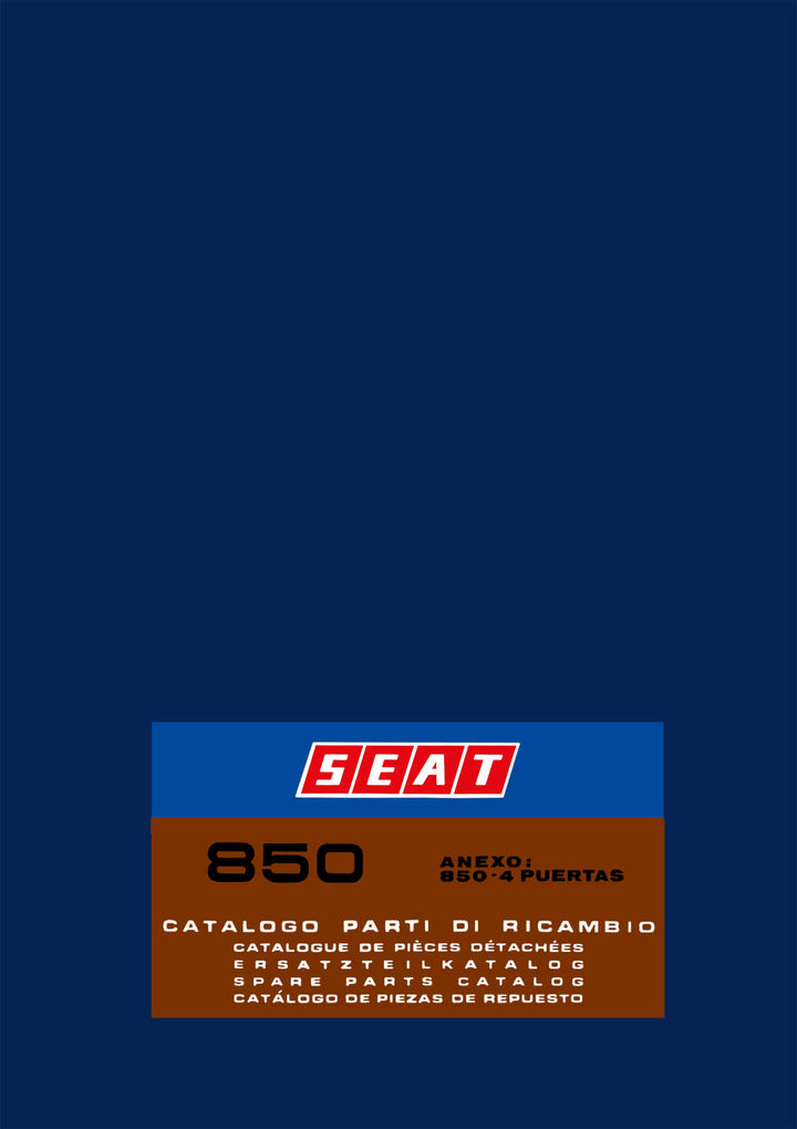 Seat 850 Ersatzteilkatalog