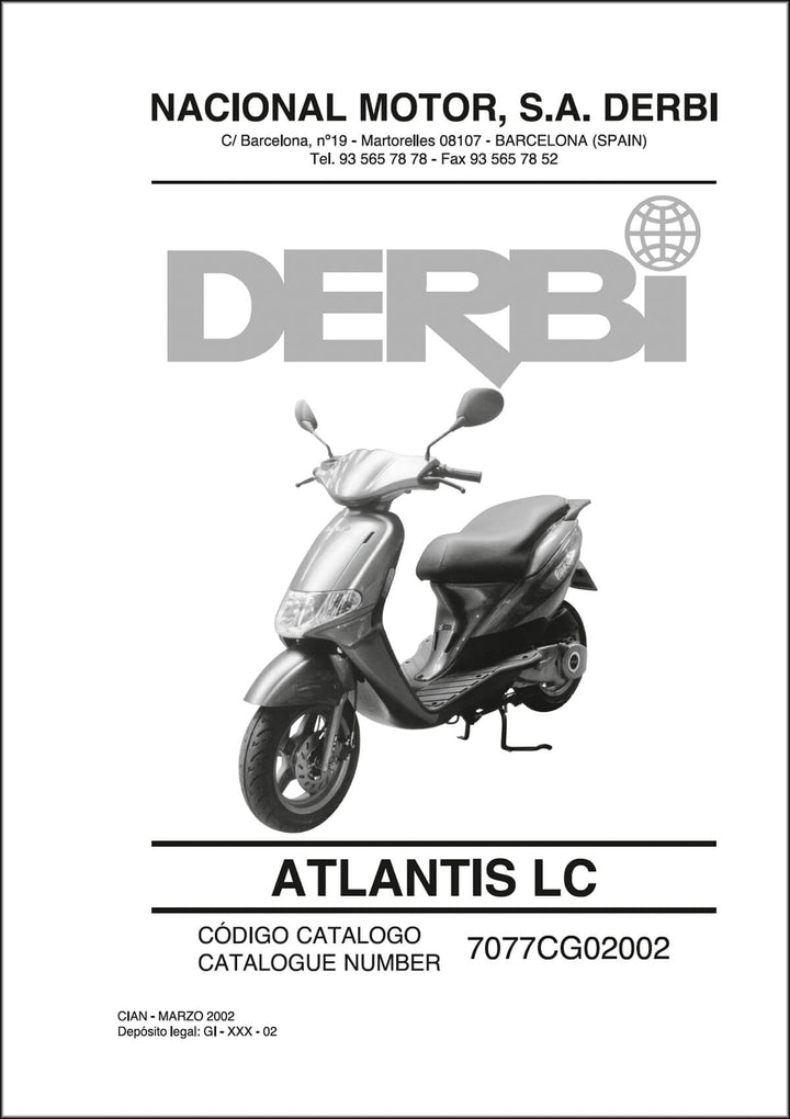 Derbi Atlantis LC Ersatzteilkatalog