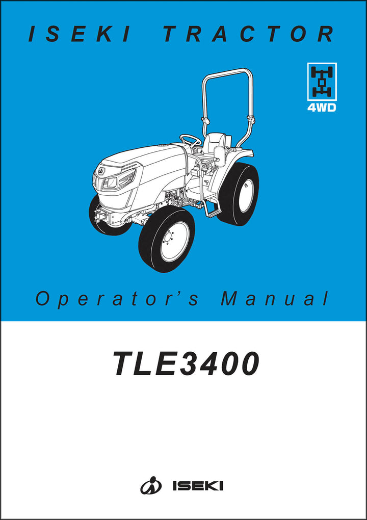 Iseki Traktor TLE3400 Operators Manual