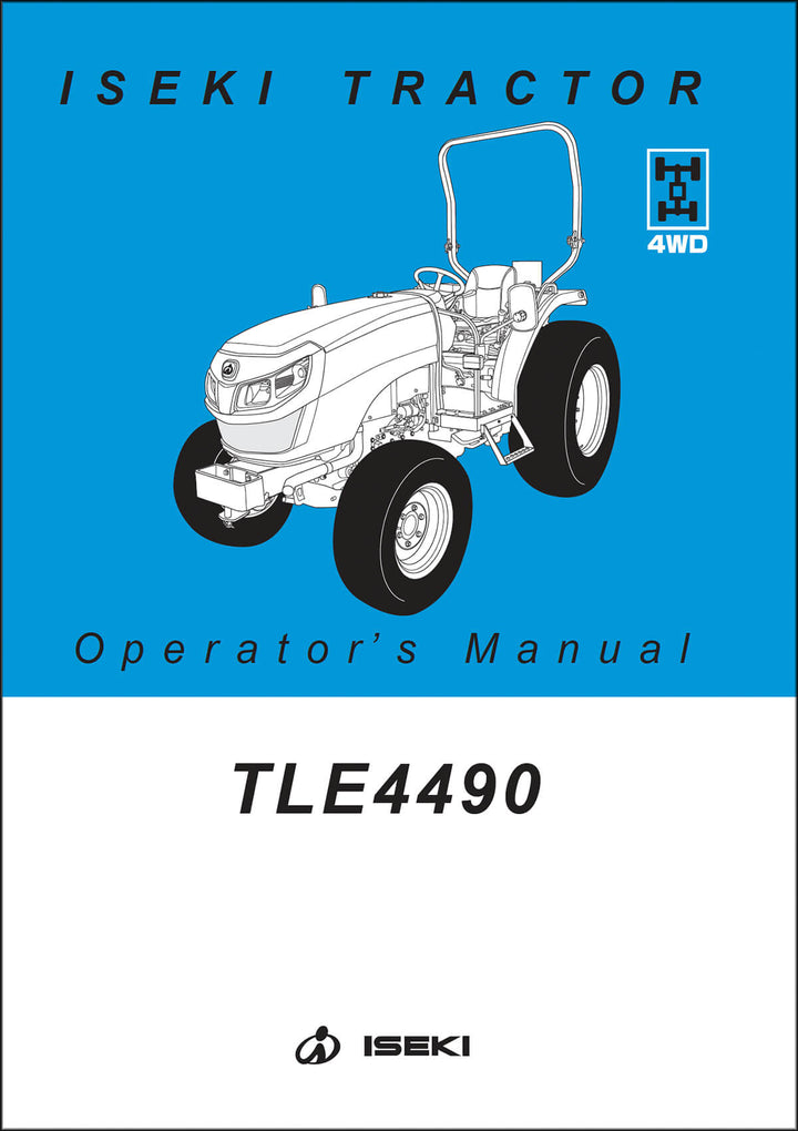 Iseki Traktor TLE4490 Operators Manual