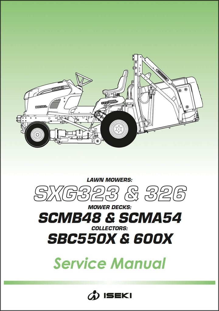 Iseki Traktor SXG323 & SXG326 Service Manual