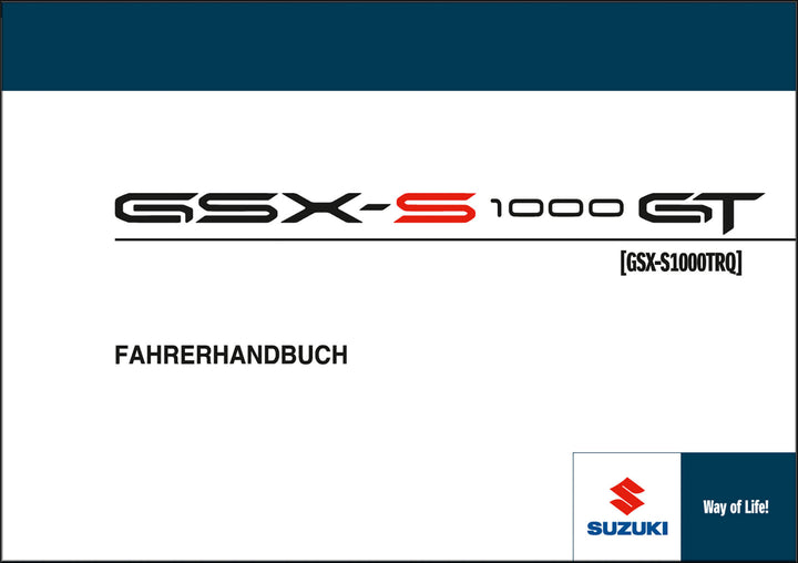 Suzuki GSX-S100GT Fahrerhandbuch