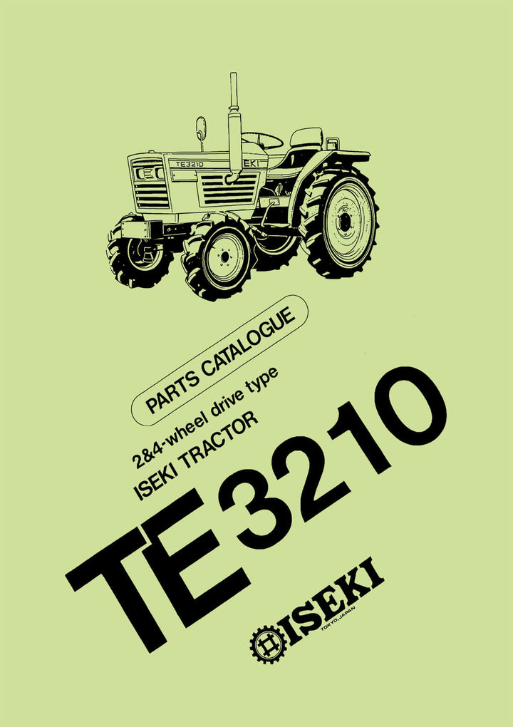 Iseki Traktor TE3210 Parts Catalogue