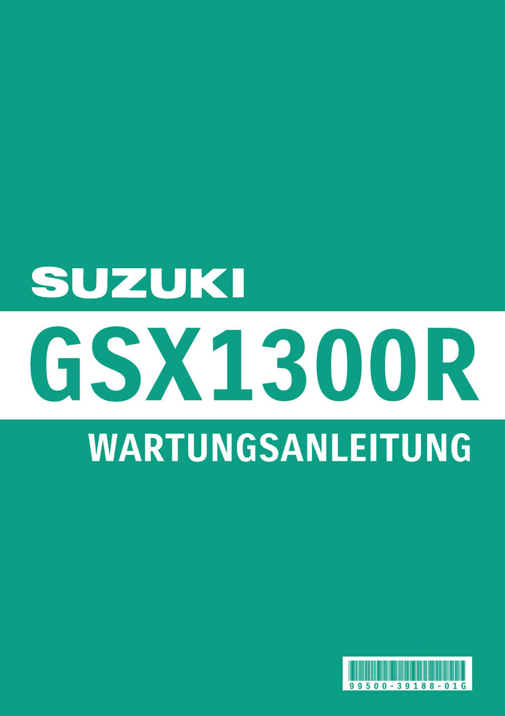 Suzuki GSX1300R MY2012 Reparaturanleitung