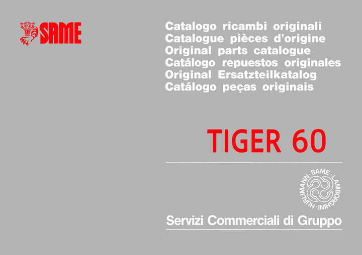 Same Tiger 60 Ersatzteilkatalog