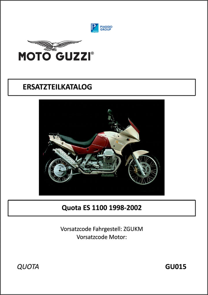 Moto Guzzi Quota 1100ES 1998-20002 Ersatzteilkatalog