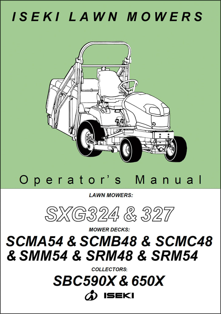 Iseki Traktor SXG324 & SXG327 Operators Manual