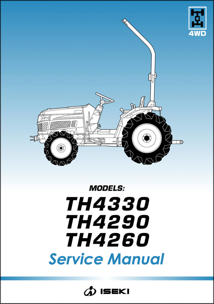 Iseki Traktor TH4260 TH4290 TH4330 Service Manual