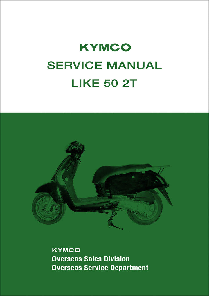 Kymco Like 50 2T Service Manual
