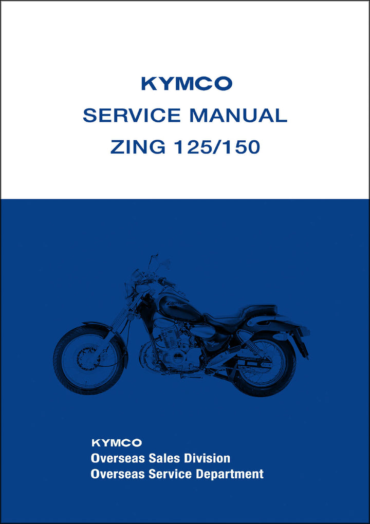 Kymco Zing 125 & 150 Service Manual