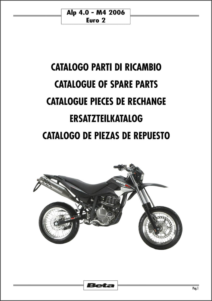 Beta Alp 4.0 M4 Ersatzteilkatalog