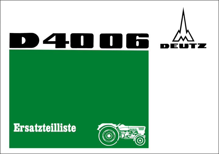 Deutz D4006 Ersatzteilkatalog