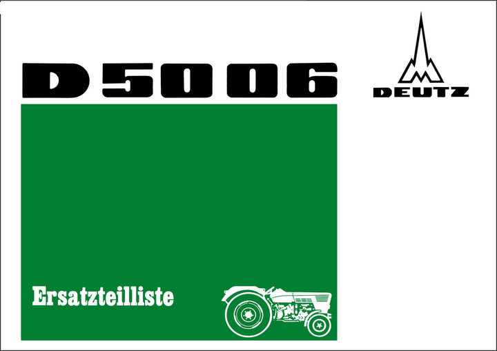 Deutz D5006 Ersatzteilkatalog