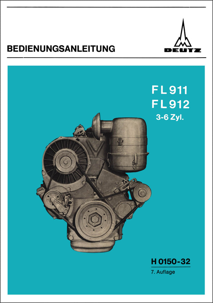 Deutz FL911 und FL912 Motor Betriebsanleitung